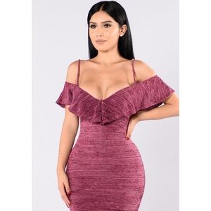 💗 Let's Get Real Dress - Magenta ( NWT )